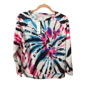 C + D + M tie-dye, lightweight sweatshirt medium